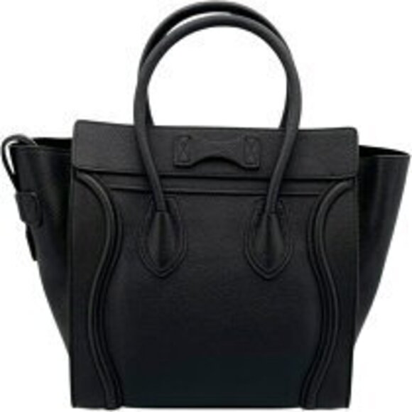 Celine Luggage Shopper black drummed calfskin - Picture 2 of 11